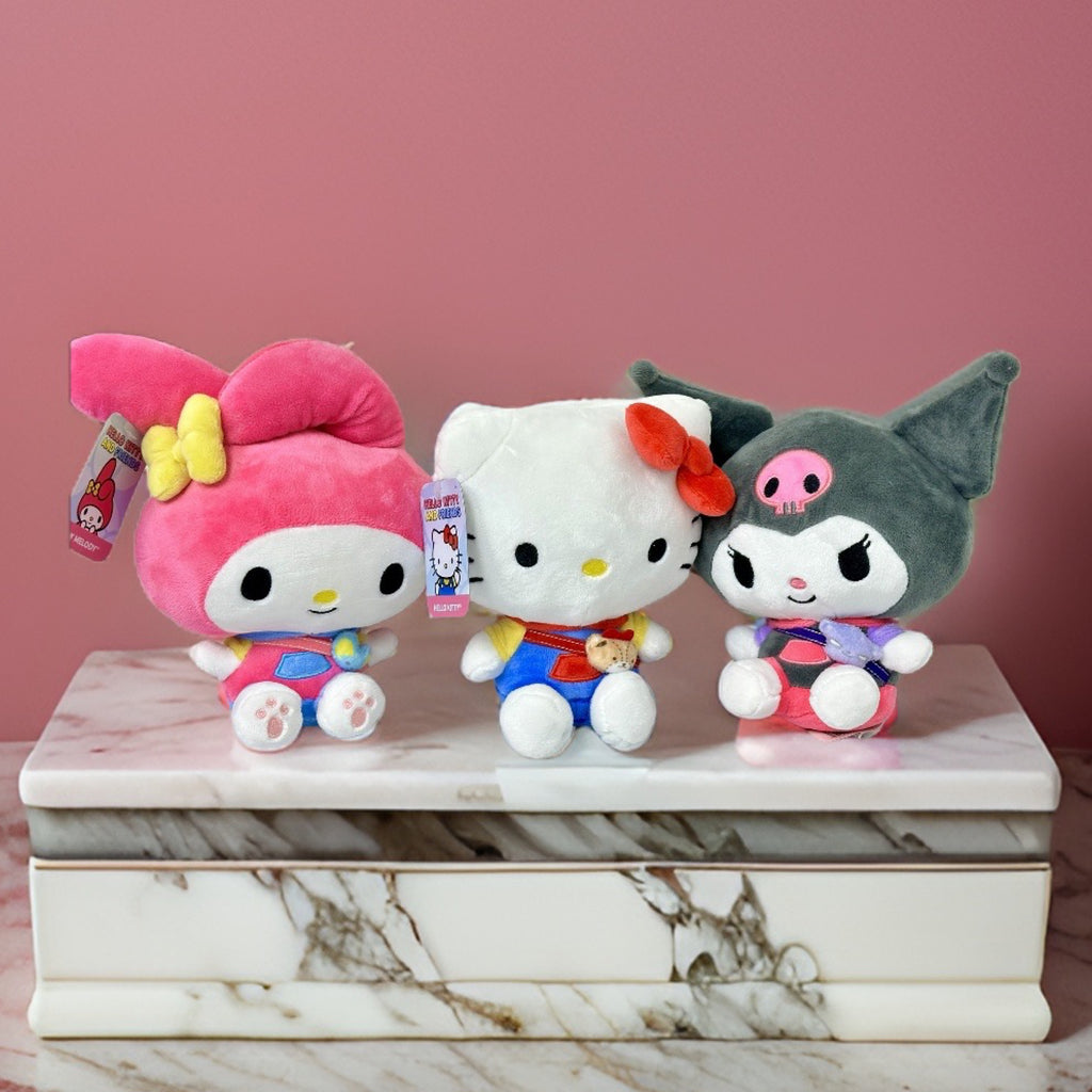 Hello Kitty and Friends 8" plush on marble