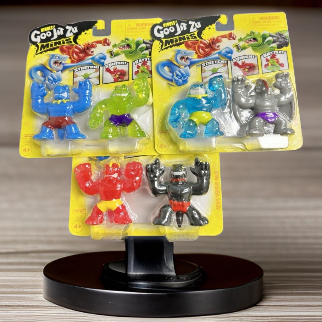 Goo Jit Zu Minis Verses Pack Increditoyz 6 Character Bundled Set