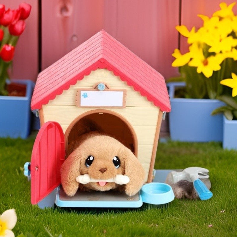 Little Live Pets My Puppy's Home Interactive Plush Toy Puppy & Kennel with Increditoyz Gift Bundled Toy Set