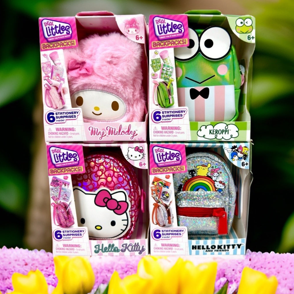 Real Littles™ Hello Kitty® and Friends Backpack 4-pack Increditoyz Gift Bundle Set