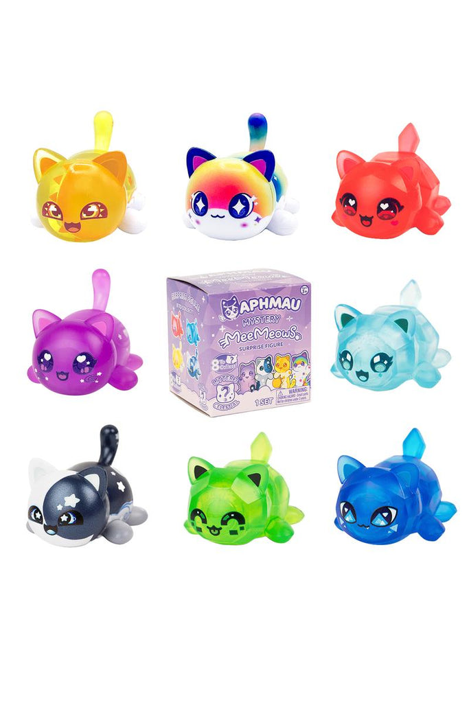 Aphmau Mystery MeeMeows Surprise Figures 12 Case pack - 8 Possible Mini MeeMeows Figures to Collect, Under the Sea - Litter 4